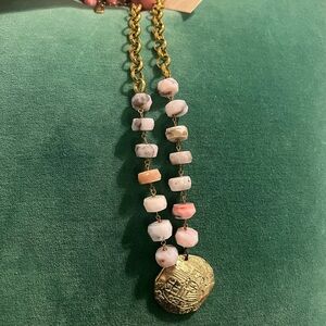 NWT Stones and coin Necklace